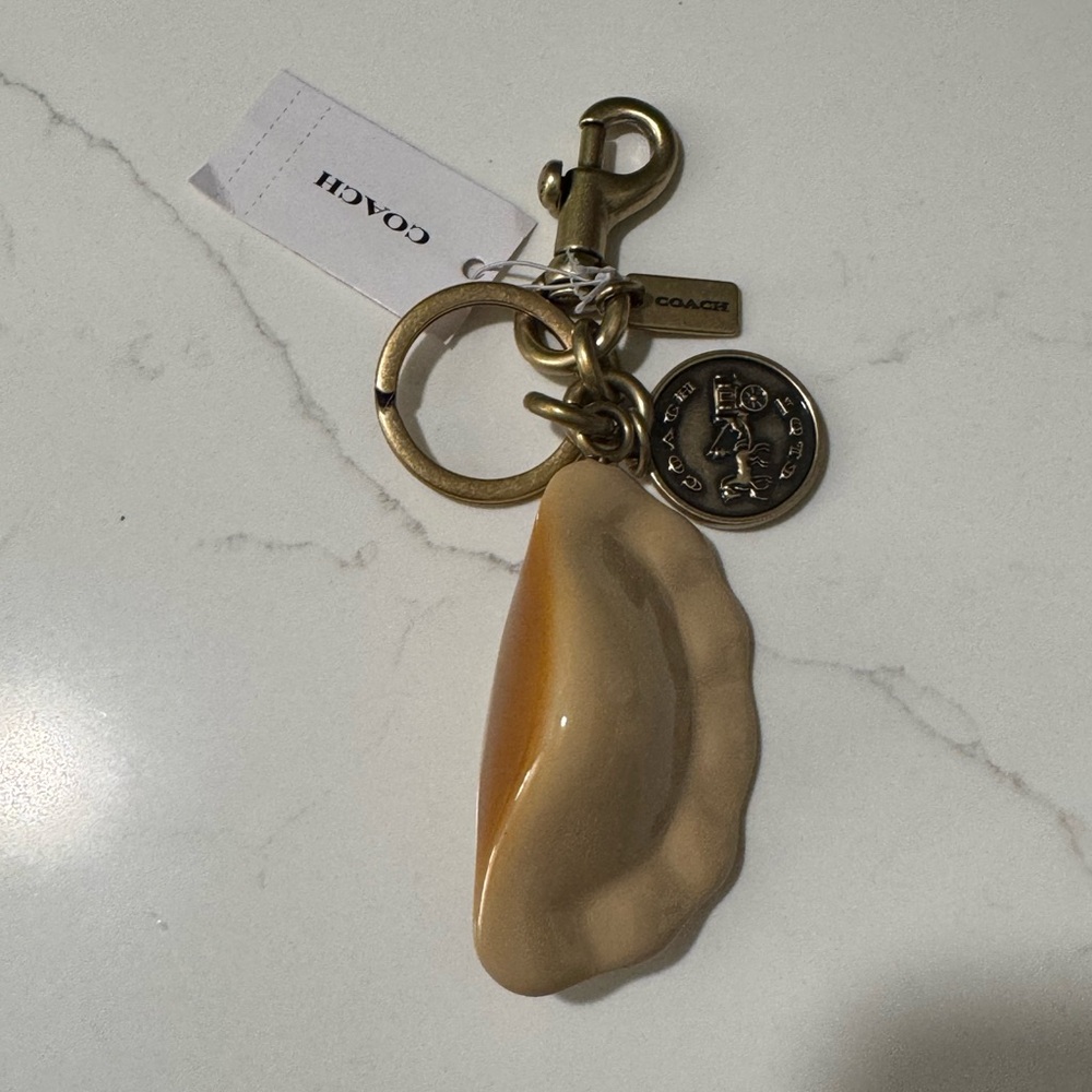 NWT Coach Clot Dumpling Bag Charm - Picture 5 of 16